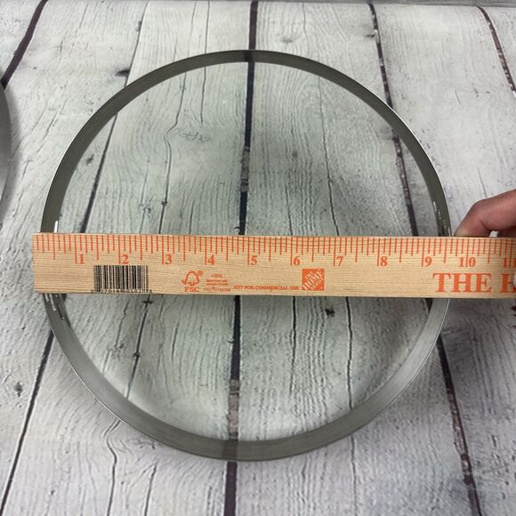 Calphalon Strainer Lid Vented Glass Stainless Steel 9.5”‎ - Picture 6 of 7